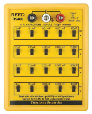 REED 5406 Capacitance box with 5 decade ranges of capacitance