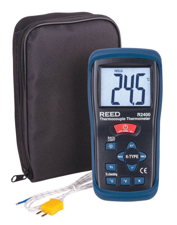 REED R2400 Type K Thermocouple Thermometer