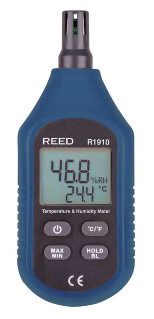 REED R1910 Temperature and Humidity Meter, Compact Series