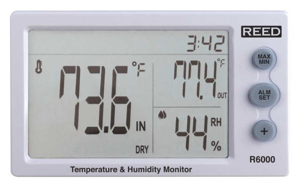 REED R6000 Temperature and Humidity Meter