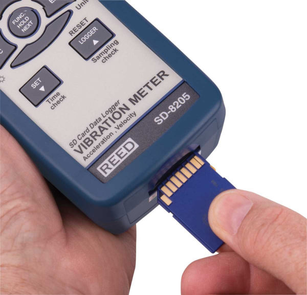 REED SD-8205 SD Series Vibration Meter, Datalogger