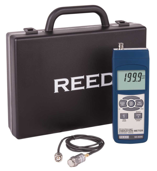 REED SD-8205 SD Series Vibration Meter, Datalogger