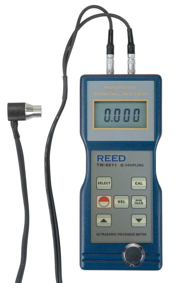 REED TM-8811 Ultrasonic Thickness Gauge, 7.9" (200mm)