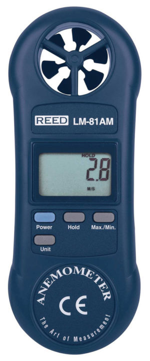 REED LM-81AM Compact Vane Anemometer