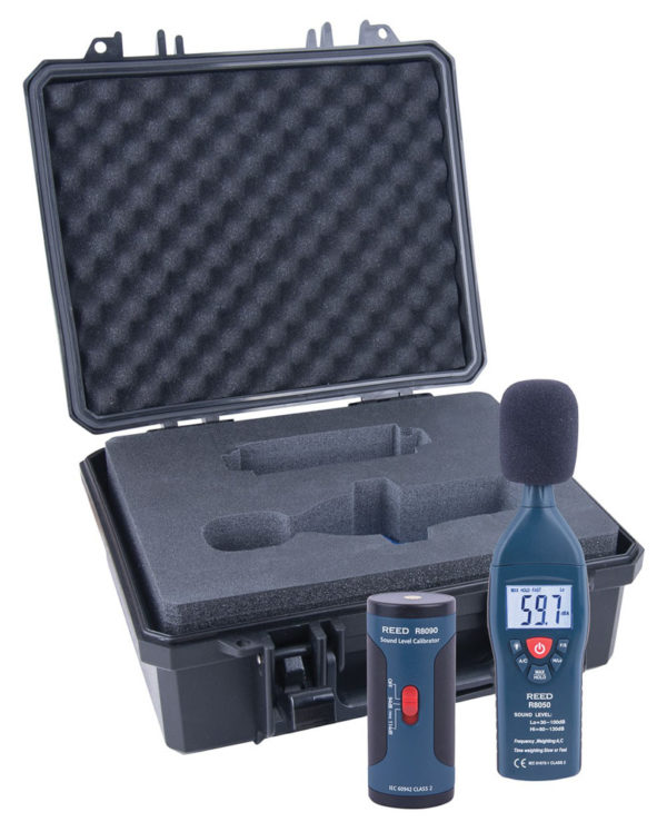 REED R8050-KIT Sound Level Meter and Calibrator