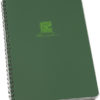 Allvær spiralblokk - Plastcover (973DG-LG) Grønn
