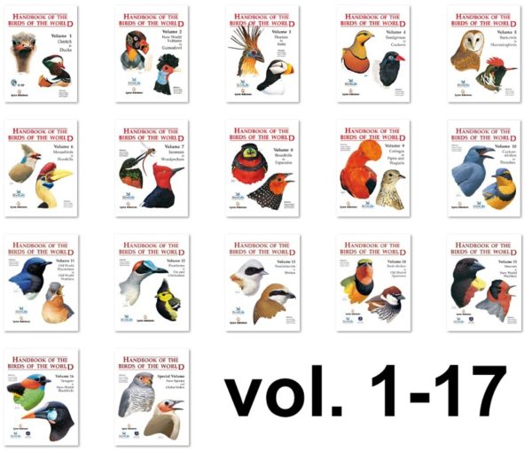 Handbook of the Birds of the World Vol 1-17