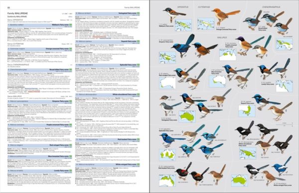 Illustrated Checklist of the Birds of the World - Volume 2 (Passerines)