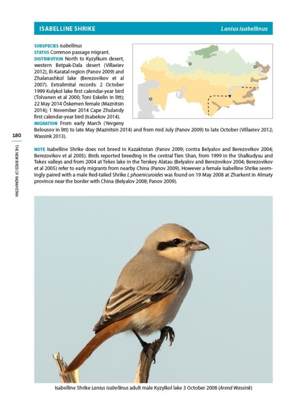 The New Birds of Kazakhstan
