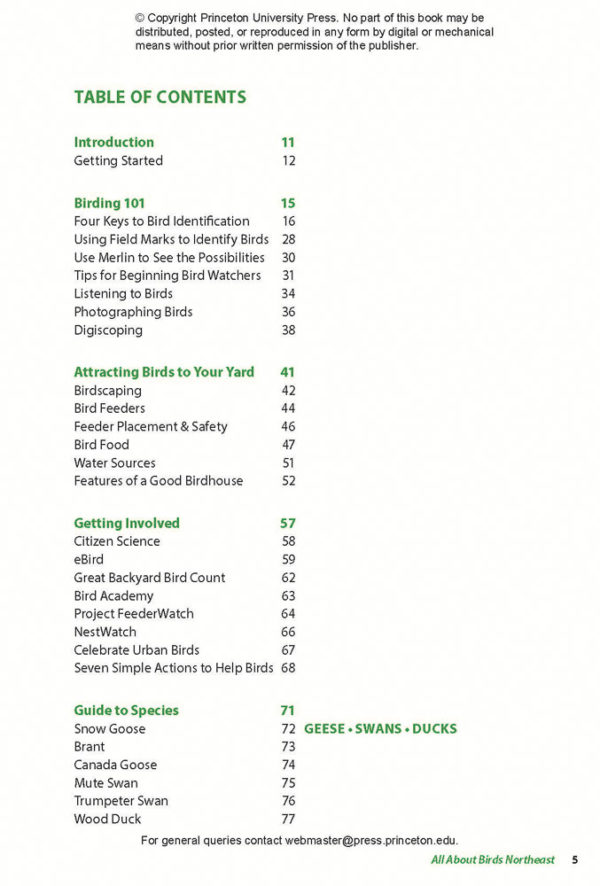 All About Birds Northeast: Northeast US and Canada