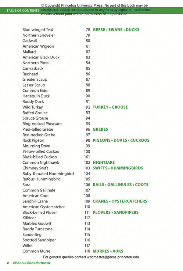 All About Birds Northeast: Northeast US and Canada