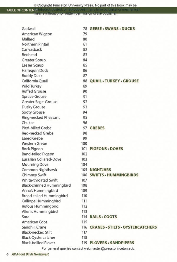 All About Birds Northwest: Northwest US and Canada