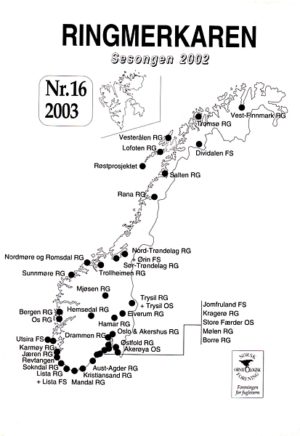 Ringmerkaren nr.16 - Sesongen 2002