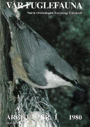 Vår Fuglefauna - 1980-1, årgang 3