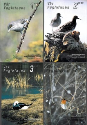 Vår Fuglefauna - 1993- Nr 1, 2 og 4 årgang 16 (nr3 utgått)