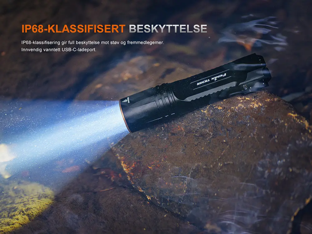 Fenix TK35R Hvit/UV - 5800 lumen LED lykt