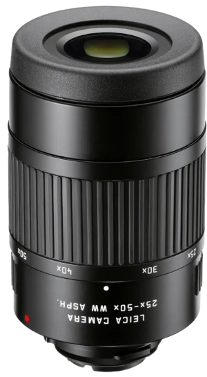 Leica okular 25-50x WW ASPH, for 65 og 82mm teleskop