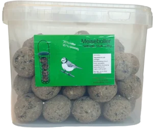 Meiseboller premium 55 stk a 85 g i bøtte - Uten nett!