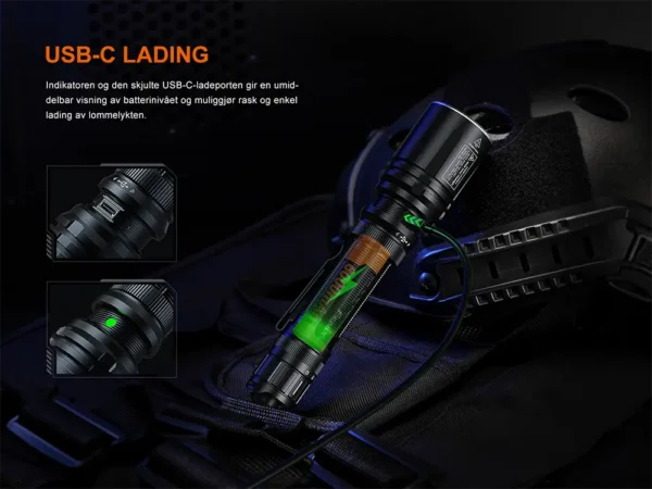 Fenix TK30R Hvit laser lykt - 500 lumen Hvit laser, 1500m - Bilde 17