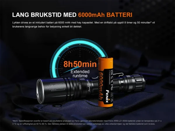 Fenix TK30R Hvit laser lykt - 500 lumen Hvit laser, 1500m - Bilde 14