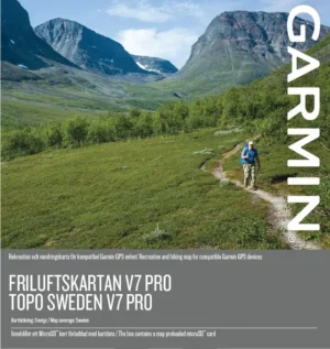TOPO Sverige v6 PRO - Topokart for hele Sverige på microSD/SD