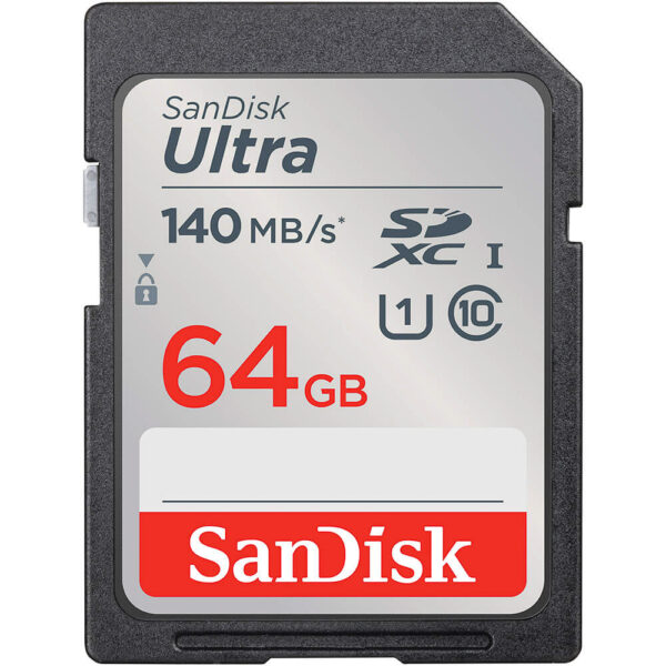 Sandisk SDXC Ultra 64GB 140MB/s