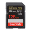 Sandisk SDXC Extreme Pro 128GB 200MB/s UHS-I C10 V30 U3