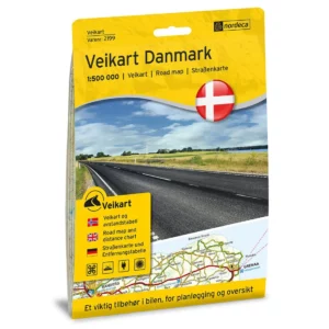 Veikart Danmark 1:500 000