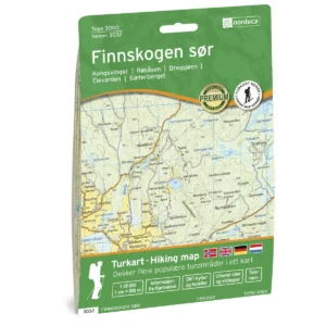 Finnskogen Sør Topo 3000 Turkart