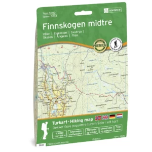 Finnskogen Midtre Topo 3000 Turkart