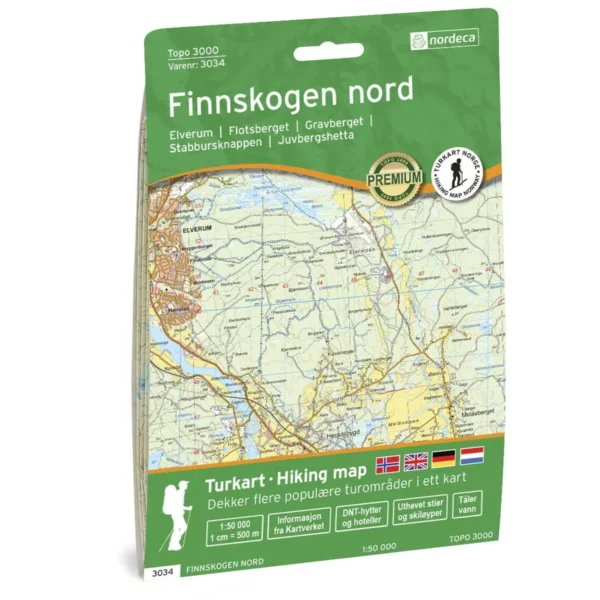 Finnskogen Nord Topo 3000 Turkart