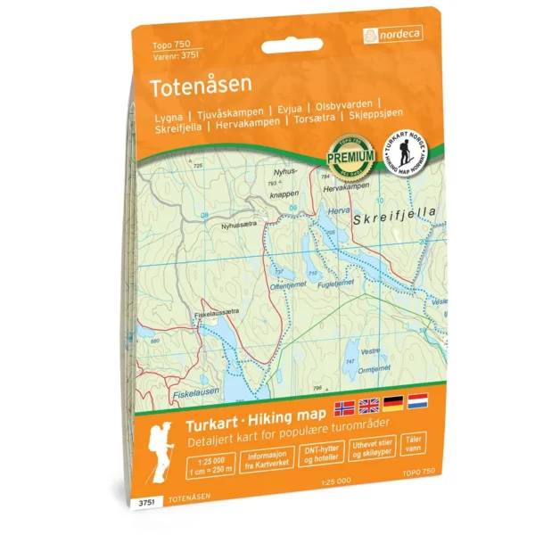 Totenåsen Topo 750 Turkart