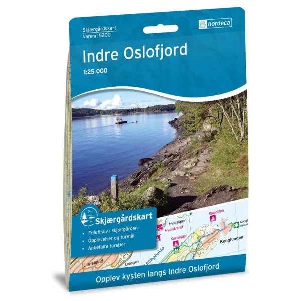 Skjærgårdskart Indre Oslofjord