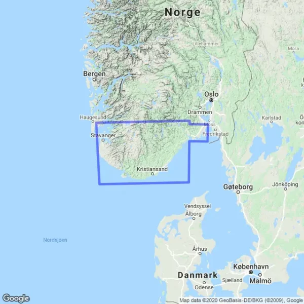 Opplevelsesguide The South Coast - 1:250 000, Lnr 6027