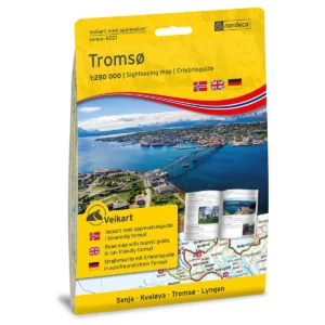 Tromsø 1:250 000 m/hefte Opplevelsesguide vei