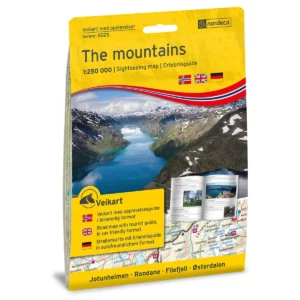 The mountains 1:250 000 m/hefte Opplevelsesguide vei