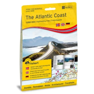The Atlantic Coast 1:250 000 m/hefte Opplevelsesguide vei