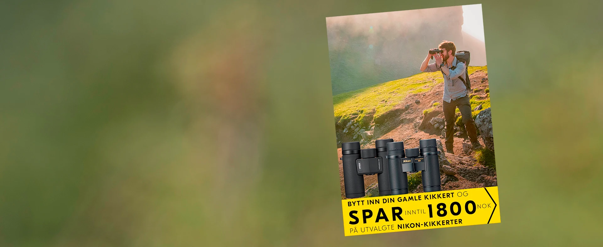 Nikon kikkert innbyttekampanje hos Natur og Fritid