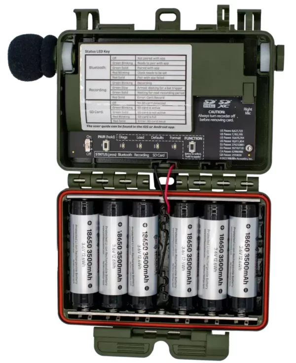Wildlife Acoustics Song Meter Mini 2 Li-ion_inside