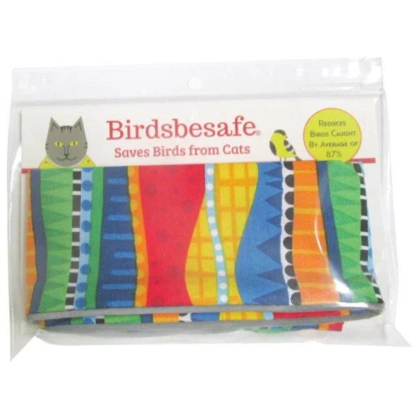 Birdsbesafe kattehalsbånd Wavy Stripes