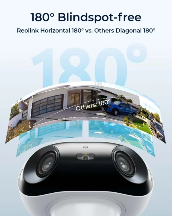 Reolink Argus 4 Pro 4K 180° batteri kamera med ColorX nattsyn