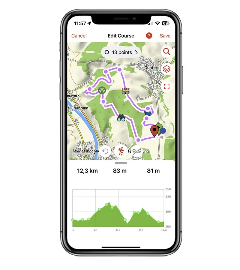 GARMIN EXPLORE™-APP