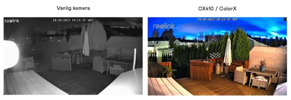 Reolink CX410 ColorX 4MP PoE kamera med nattsyn i farger
