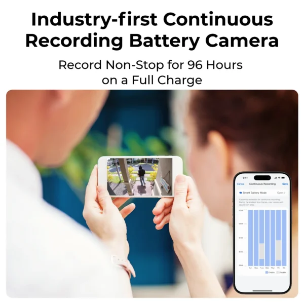 Reolink Atlas PT ColorX 8MP 4K WiFi batteri kamera