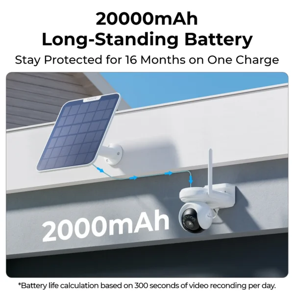 Reolink Atlas PT ColorX 8MP 4K WiFi batteri kamera