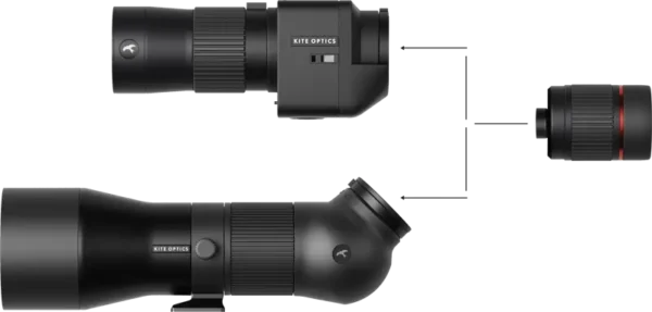 Kite APC 60 ED 17-35x stabilisert teleskop