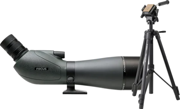 Focus Viewmaster 20-60X80 WP- SP2 A m/Velbon VM638 - Teleskoppakke