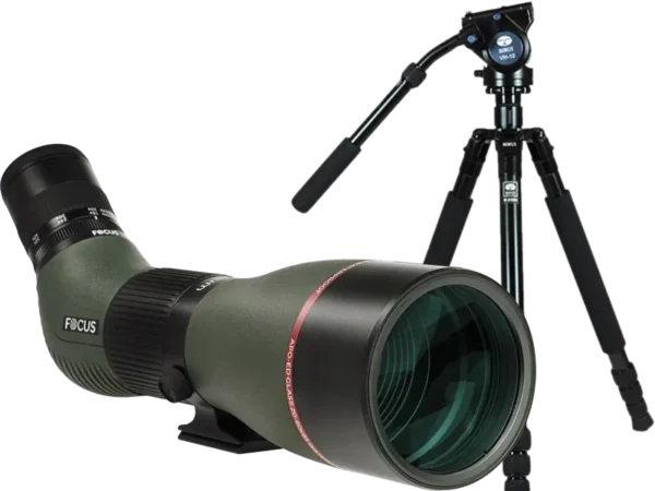 Focus Optimum 20-60x85 APO ED m/Sirui R2004+VH10 - Teleskoppakke