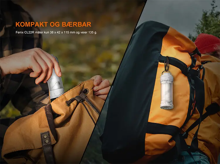 Fenix CL22R Campinglykt