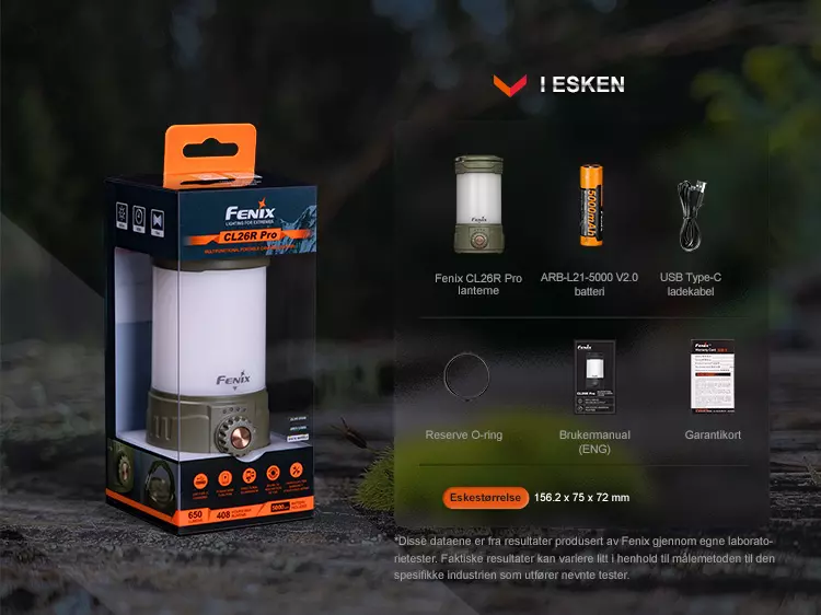 Fenix CL26R PRO Campinglykt _16